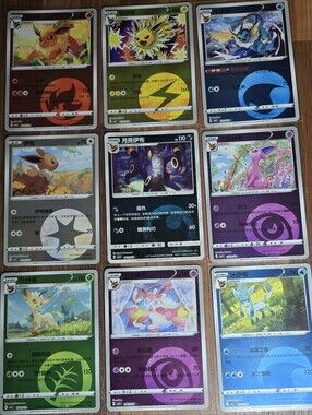 Pokémon Cards Chinese - Eevee Evolutions Energy Set